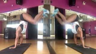 Lita Lewis: Hand Stand Wall Burpees
