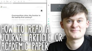How to Read, Take Notes On and Understand Journal Articles | Essay Tips
