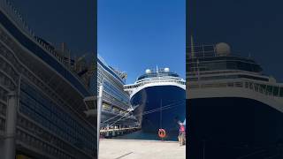 Celebrity Eclipse Docked next to Icon of the Seas in Cozumel