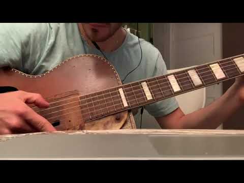 Raw Recording Nick Lucas 1930's Archtop Guitar recorded with Iphone
