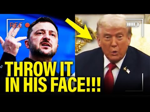 FURIOUS Zelenskyy CALLS Trump’s BLUFF Right INTO HIS FACE