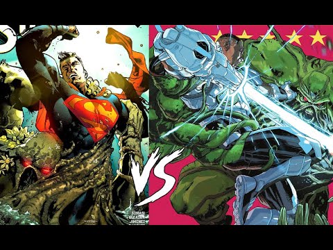 Swamp Thing Destroys Superman .. Cyborg Kills Swamp Thing