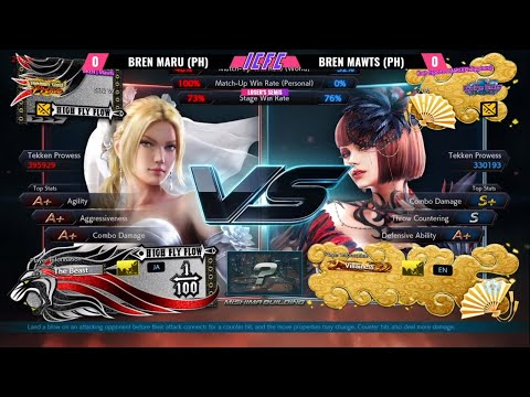 Bren Mawts (Nina/Ganryu) vs Bren Maru (Anna/Dragunov) - ICFC ASIA: Preseason Week 1 - Losers Semi