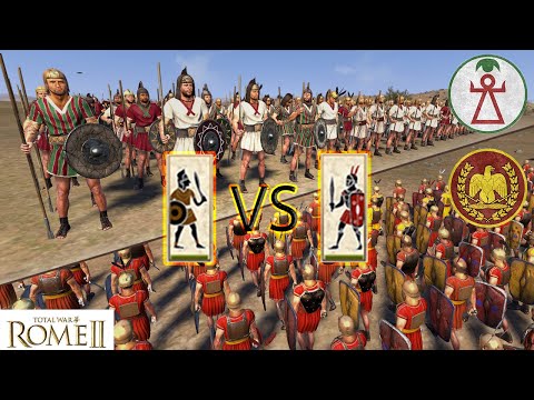 Hastati allies VS Iberian swordsmen / 120 vs 120 / Cinematic Battle / Total War Rome 2