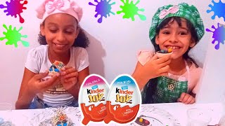 BRINCANDO DE CONFEITARIA | kinder joy | Dhully Sophia PLAYING CONFECTIONERY.