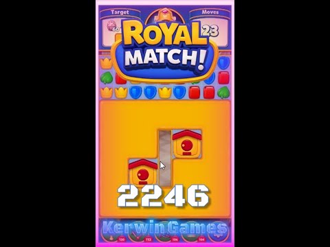 Royal Match Level 2246 - No Boosters Gameplay
