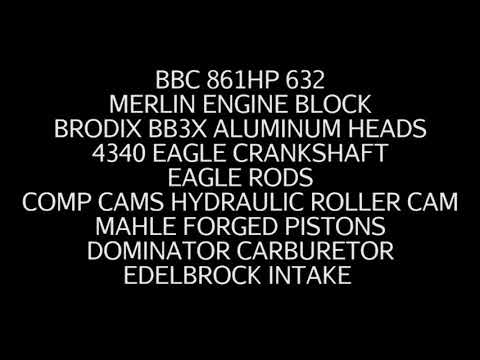 BBC 861HP 632 ENGINE DYNO RUN FOR KEVIN STEGNER BY WHITE PERFORMANCE AND MACHINE