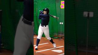 強烈ピッチャーライナーを放つ野球グラドル #shorts