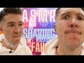 TW ASMR Uber Relaxing Soothing Shave In A Barbershop With Small Fail