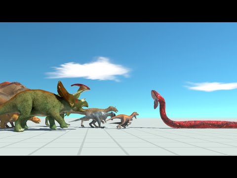 DINOSAURS GANG vs EVERY UNIT - Animal Revolt Battle Simulator