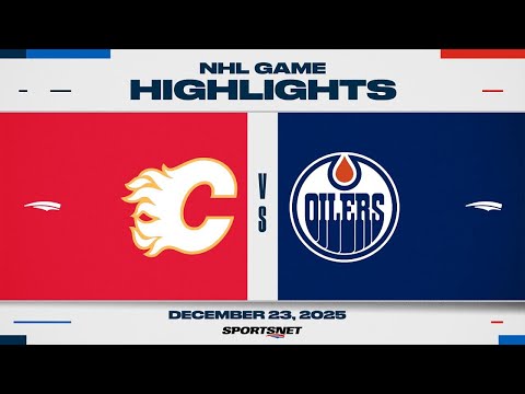 NHL Highlights | Flames vs. Oilers - December 23, 2025