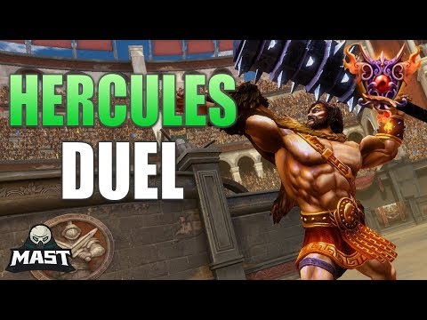 Hercules Duel Gameplay | SMITE Masters Ranked | Little Head, Big Rock!