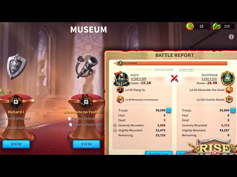 my Top3 Museum Commanders + 1st Reports