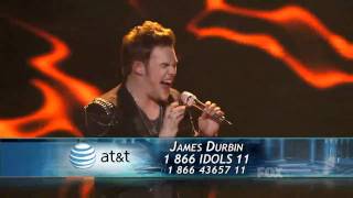 James Durbin - Living for the City - American Idol Top 11 - 03/23/11