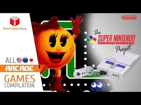 All SNES/Super Nintendo Arcade Games Compilation - Every Game (US/EU/JP)