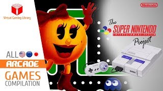 All SNES/Super Nintendo Arcade Games Compilation - Every Game (US/EU/JP)