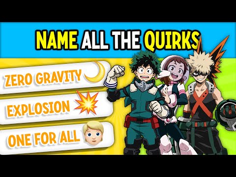 Mha Quirks Quiz