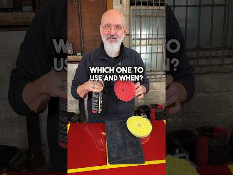 How to choose your polishing pad!#diydetail #legacysponge #carwash