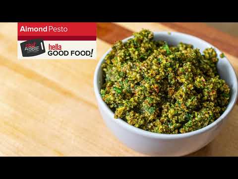 EASY & QUICK Almond Pesto (Vegan - Dairy Free)