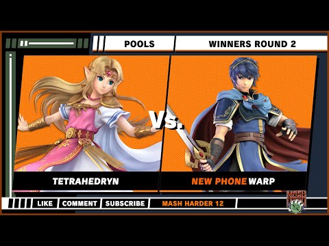 Mash Harder 12 - Winners Round 2 - Tetrahedryn (Zelda) VS WarP (Marth) - Smash Ultimate Singles