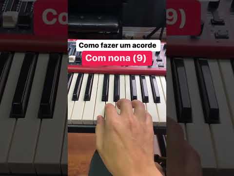 Como fazer um acorde com nona (9) - Leandro Cerqueira #shorts