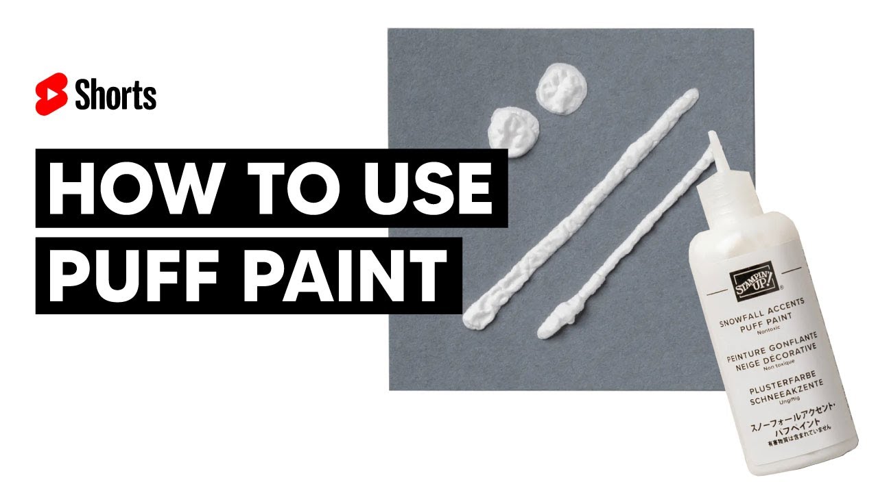 How To Use Puff Paint For Your Handmade Cards #shots