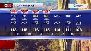 Extreme Heat Warning continues in the Valley
