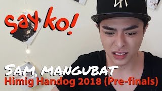 Sam Mangubat WALA KANG ALAM (Reaction Video)
