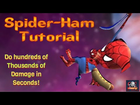 Spider-Ham Tutorial! Learn how to use one of the highest attacks potentials in the entire game!