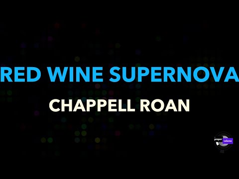 Chappell Roan - Red Wine Supernova | Karaoke Version