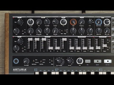 Arturia MiniBrute 2S Desktop Synthesizer 2018 - Present - Black image 4