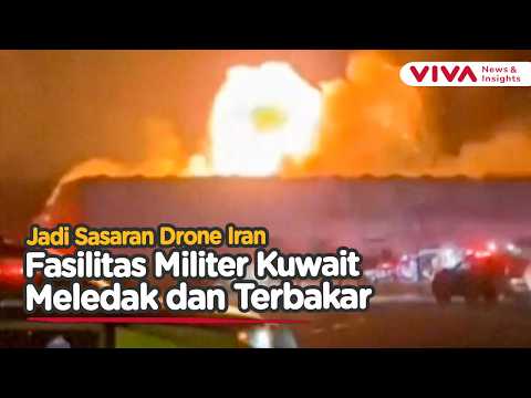 Ngeri! Gudang Senjata Kuwait di Hantam Drone Milik Iran