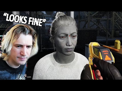 xQc Works at a QUARANTINE ZONE