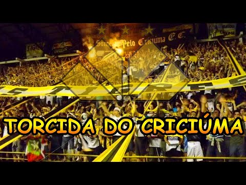 ESPETÁCULAR FESTA DA TORCIDA DO CRICIÚMA NO HERIBERTO HULSE!!