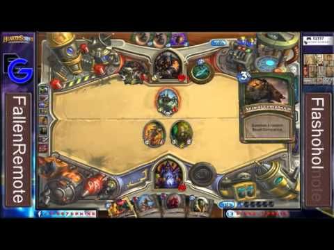 E1337 Gaming Hearthstone Open - Flashohol (Warlock) v. FallenRemote (Hunter) Round 6/Game 5 (3rd pla