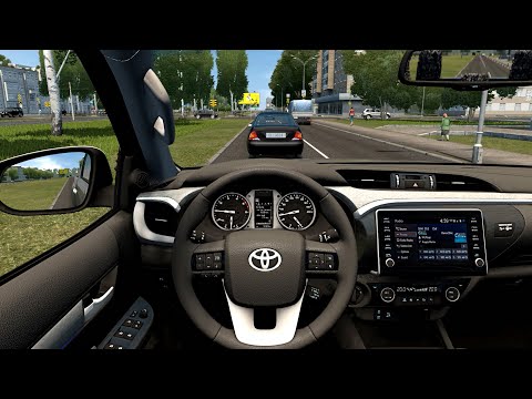 Toyota Hilux SR5 2021 - City Car Driving [Steering Wheel Game Play]