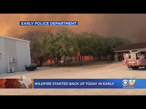 Multiple Wildfires Reignite Across North Texas