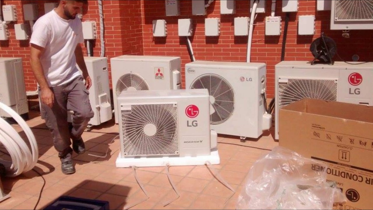 INSTALACION AACC CONDUCTOS LG 6000 frig