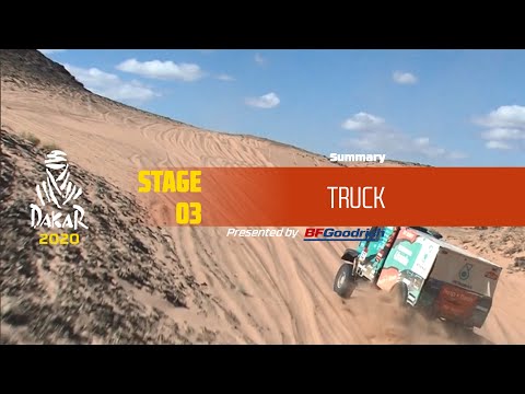 【ダカールラリーハイライト動画】ステージ3 トラック部門のハイライト