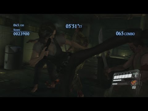 Resident Evil 6 - Mercenaries Solo - Rail Yard - 1154k - Helena1
