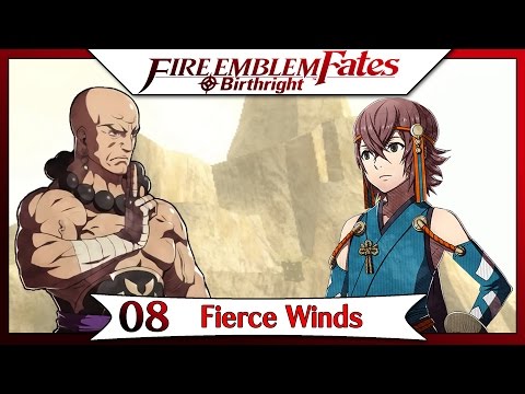 Fire Emblem Fates Birthright - Part 4 | Chapter 8 - Fierce Winds! [English Walkthrough]