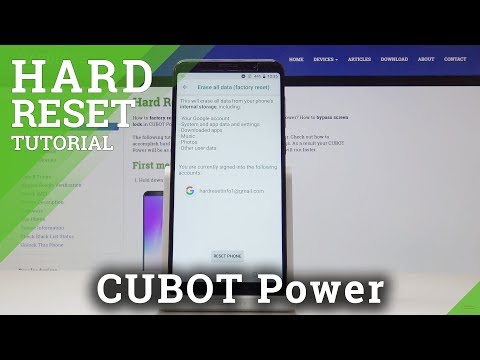 How to Hard Reset CUBOT Power - Factory Data Reset