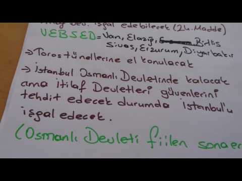 MONDROS ATEŞKES ANTLAŞMASI