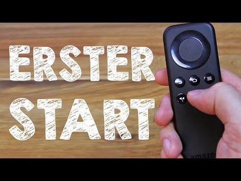 Amazon FireTV Stick Setup - Connection, initial setup and shutdown, in German