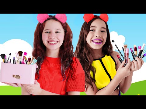 💄 Valentina and her friend want the same MAKEUP for kids!!