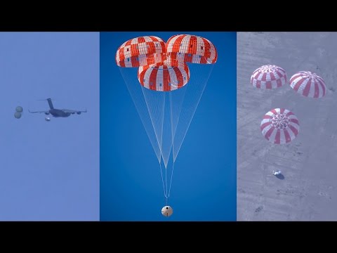 NASA Orion parachute test, 8 March 2017