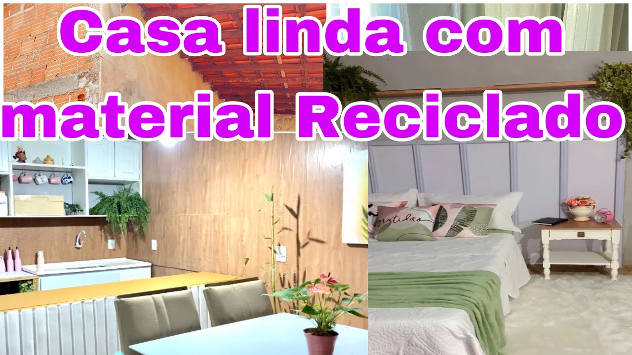 TOUR: CASA LINDA GASTANDO POUCO 💕TUDO EM UM CÔMODO FAÇA VOCÊ MESMO