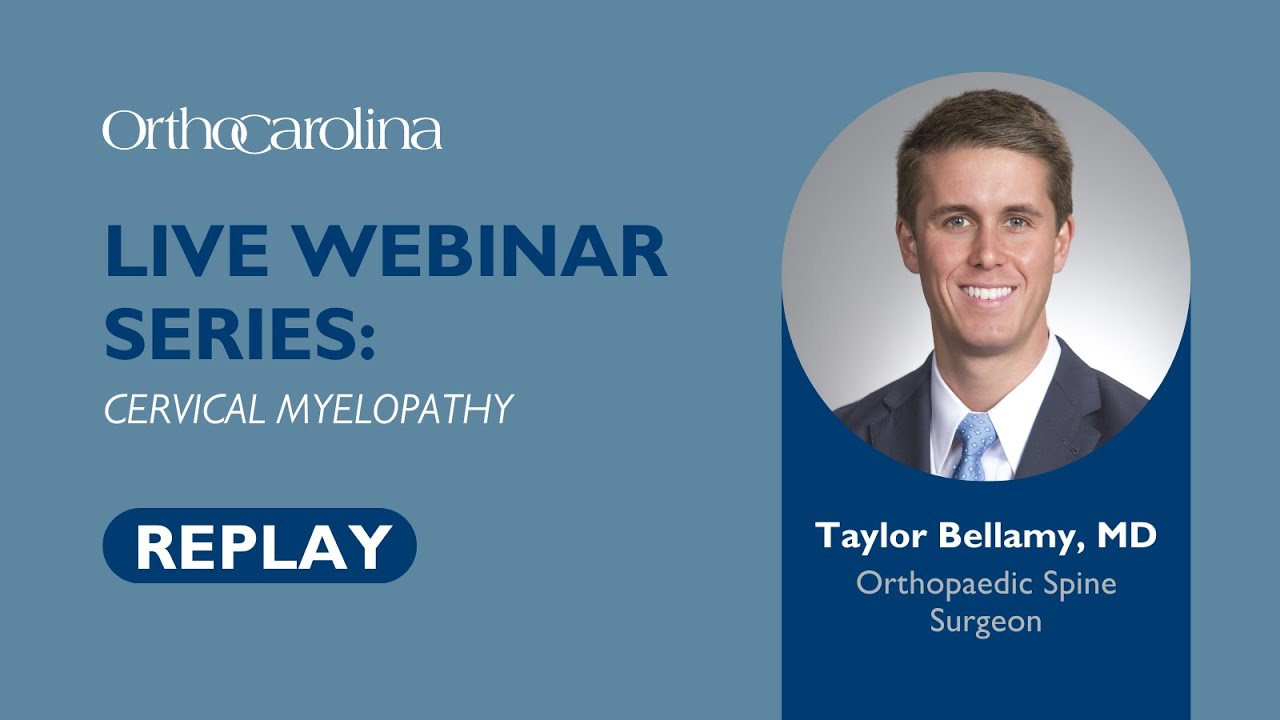 Cervical Myelopathy with Dr. Bellamy