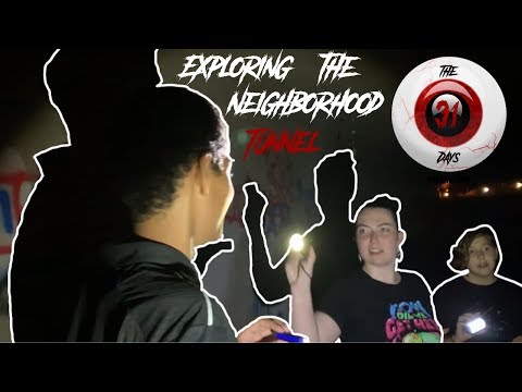 Exploring the Neighborhood Tunnel! | The 31 Days of Halloween!