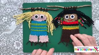 Easy Weaving Project for Kids - Make Woven Dolls (GUEST VIDEO)